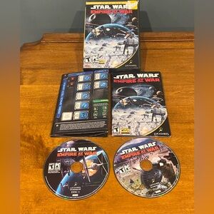 Star Wars: Empire at War (PC, 2006) 2 Disc Set